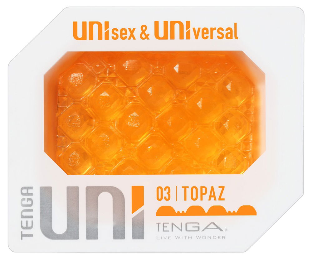 Tenga UNI Topaz Masturbator-Sleeve, Größe UNI, Farbe Topaz