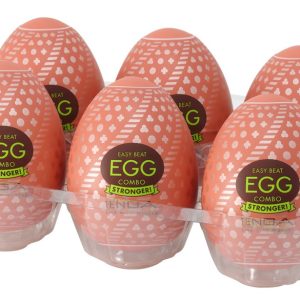 Tenga One-Time Masturbator Egg Combo Stronger - 6 Stück Packung