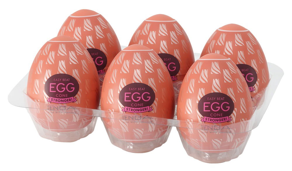 Tenga Egg Cone Stronger - Masturbator für starke Empfindungen