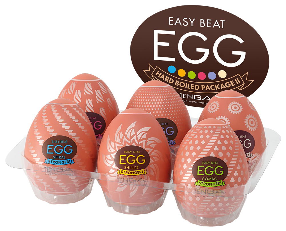 Tenga Egg Stronger Masturbatoren Set - 6 Stück