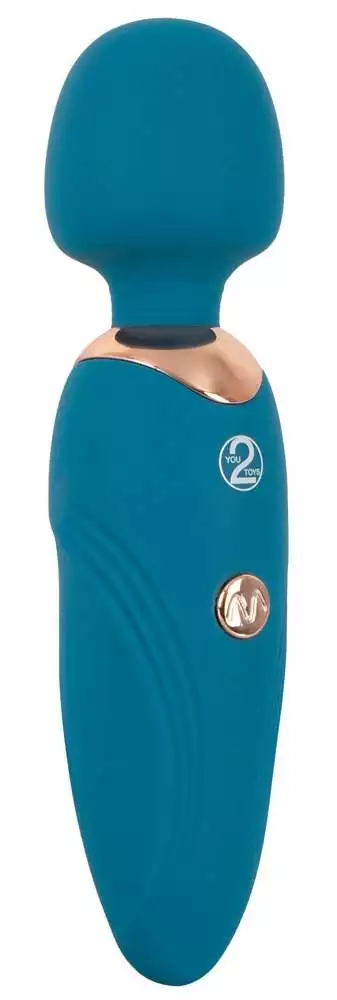 You2Toys Petite Wand Massagestab – Flexibler Massagekopf, 10 Vibrationsmodi, USB-aufladbar, Silikon, Trendfarbe