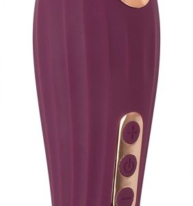 You2Toys Grande Wand Massagestab - Extra starke Vibration, 5 Modi, 7 Intensitäten - Trendfarbe und Rillendesign