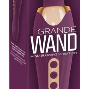 You2Toys Grande Wand Massagestab - Extra starke Vibration, 5 Modi, 7 Intensitäten - Trendfarbe und Rillendesign