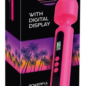 You2Toys Pink Sunset Wand Vibrator - Digital Display - 10 Vibrationsmodi - 4 Intensitäten