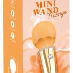 You2Toys Mini Wand Mango - Massagestab mit 10 Vibrationsmodi, wiederaufladbar, Sorbet-Farbe