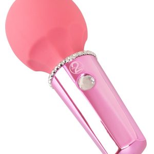 You2Toys Mini Wand Berry Massagestab - Sorbet-Farbe, Metallic-Optik, Glitzerstein