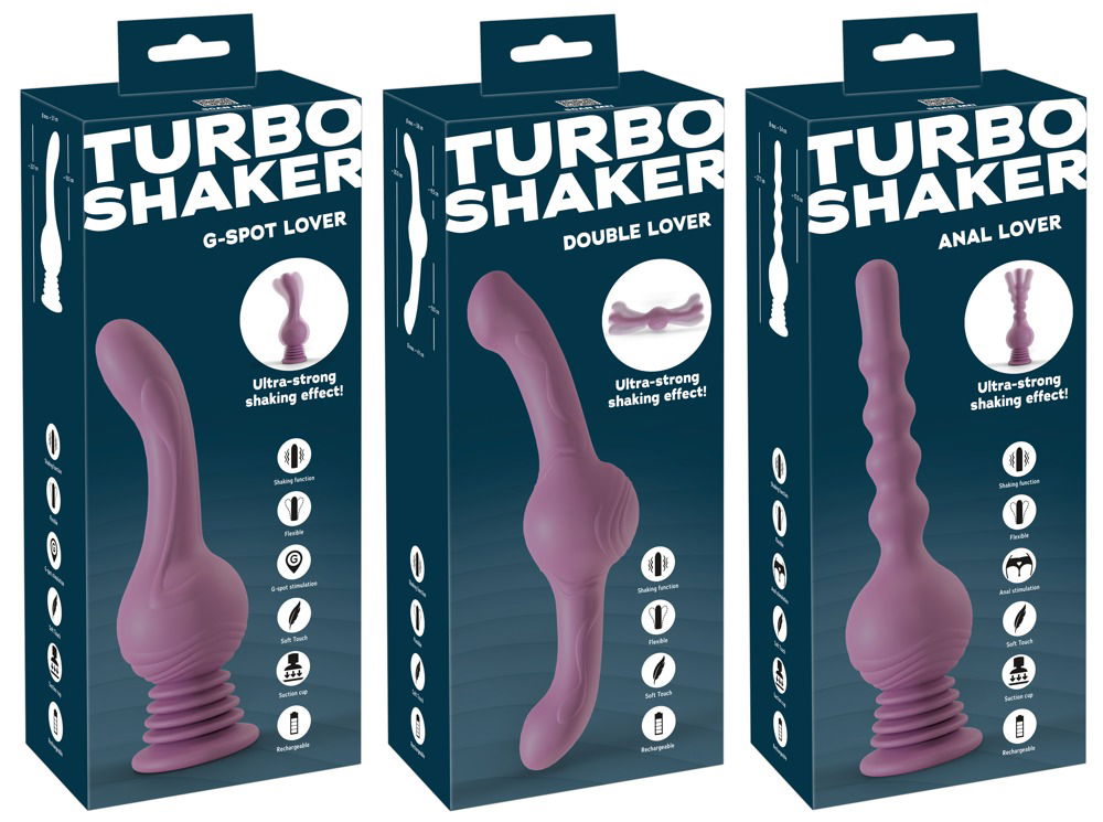 Turbo Shaker Topseller Sparpaket - G-Spot Lover, Double Lover, Anal Lover