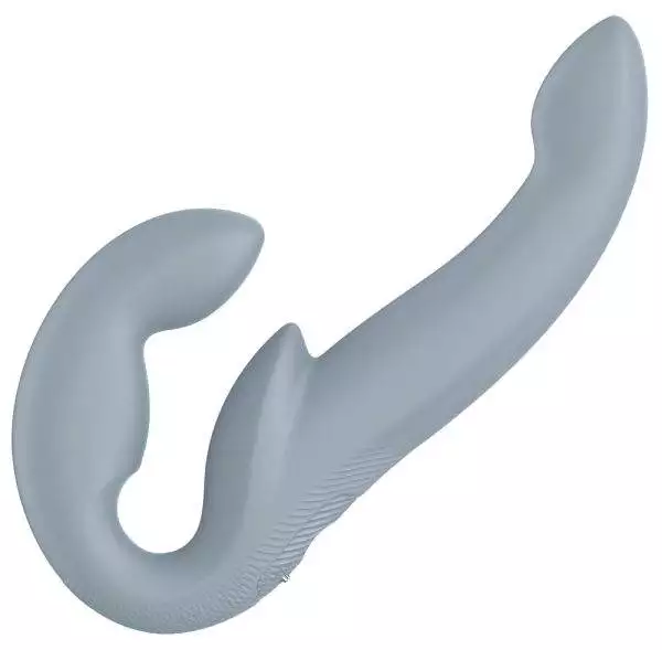 Fun Factory Share Vibe Pro - Doppeldildo mit Vibration, 11,3 cm/14 cm, Silikon, schwarz