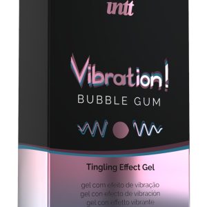 Intt Tingling Effect Vibration Gel - Bubble Gum, 15 ml