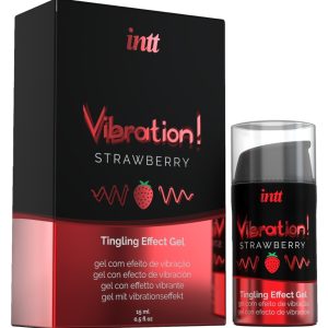 intt Tingling Effect Erdbeer Vibrationsgel 15ml