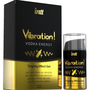 intt Vibration Vodka Energy Gel - Tingling Effect, 15ml