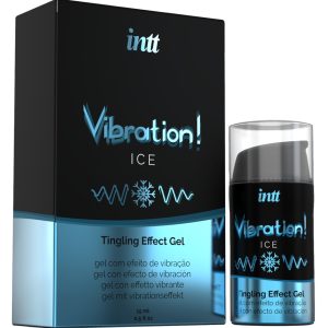 intt Vibrierendes Ice Gel mit Minz-Aroma - 15 ml