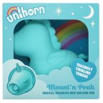 Unihorn Mount'n Peak Auflegevibrator - The Pointy Tongued One, Einhorn, Silikon, wiederaufladbar, 9x9x4cm, 87g