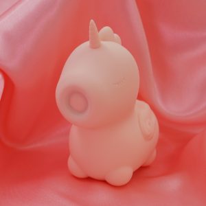 Unihorn Auflegevibrator Heart Throb - Pulsierendes Einhorn - Pink