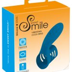 Sweet Smile Vibrating Cock Ring - Flexibler Penisring mit 7 Vibrationsmodi, wiederaufladbar, Silikon, 4,8 cm breit, für mehr Spaß im Bett