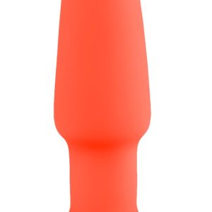 b-Vibe Rimming 2 Analvibrator - Silikon, rotierende Massageperlen, Fernbedienung - Rot