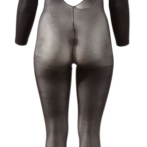 NO:XQSE Catsuit ouvert - Aufregend transparenter Langarm-Catsuit XL/2XL