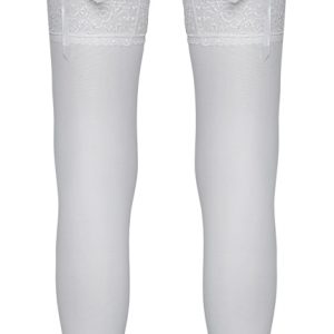 Cottelli LEGWEAR - Strapsgürtel Strümpfe Weiß 2