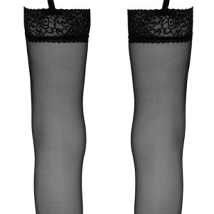 Cottelli LEGWEAR - Spitzen-Strümpfe zum Anclipsen 5