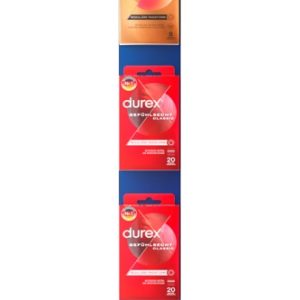 Durex Kondom Mix Set - Gefühlsecht, Natural Feeling, Love Mix - 32er Pack - bunte Auswahl an Kondomen