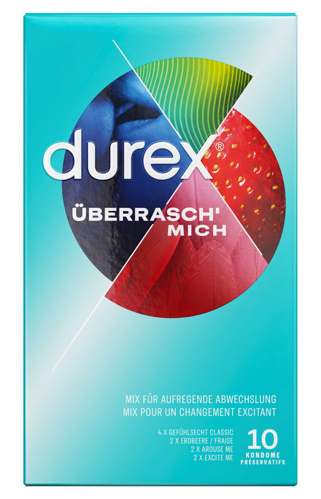 Durex Überrasch' Mich Vorratspackung 10er, verschied. Sorten