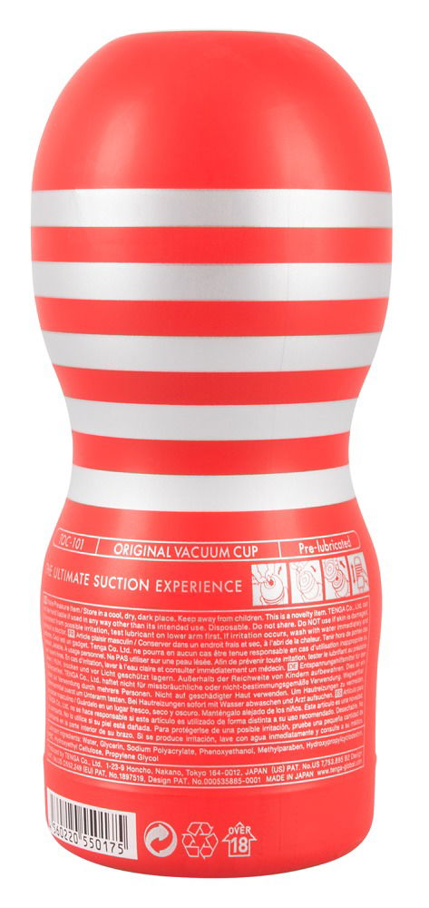 TENGA Original Vacuum Cup - Einmal-Masturbator mit Saugeffekt