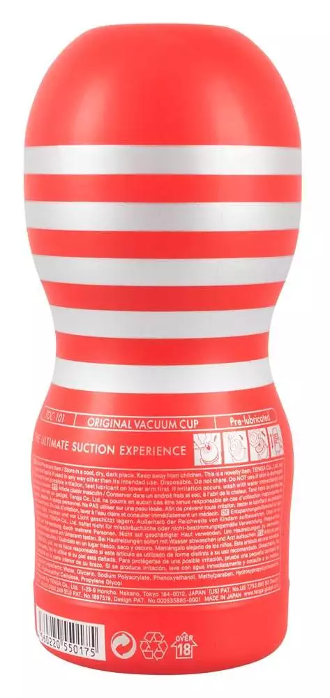 TENGA Original Vacuum Cup - Einmal-Masturbator mit Saugeffekt TENGA Original Vacuum Cup - Einmal-Masturbator mit Saugeffekt
