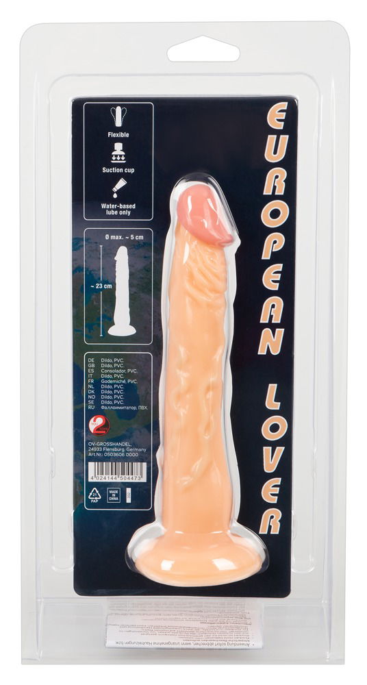 European Lover Realistischer Dildo - Stimulationsintensiv & Biegsam