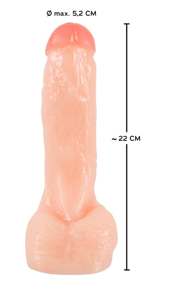 Realistixxx Naturdildo mit Saugfuß - Biegsam und lebensecht