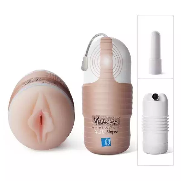 Vulcan Vibro Vagina - Gefühlsechter Masturbator mit 6 Vibrationsmodi (1 Stück) Vulcan Vibro Vagina - Gefühlsechter Masturbator mit 6 Vibrationsmodi (1 Stück)
