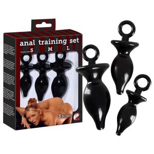 You2Toys Anal Training Set - 3 verschiedene Größen, einfühlsame Spitze, Griffring