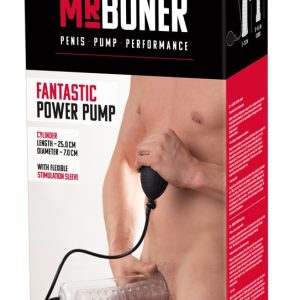 Mister Boner Power Pump - Penispumpe mit Noppenstruktur