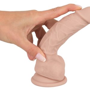 You2Toys Natur Dildo | Pralle Eichel | Äderung | Saugfuß