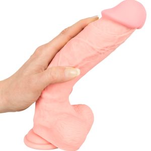 Medical Silicone Naturdildo - Lebensecht & Saugfuß