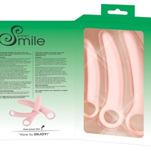 Sweet Smile Vaginaltrainer - 3er-Set, ideal gebogen, flexibel und biegsam