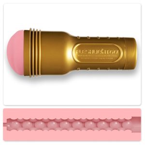 Fleshlight GO STU Lady - Masturbator für unterwegs Rosa/Gold