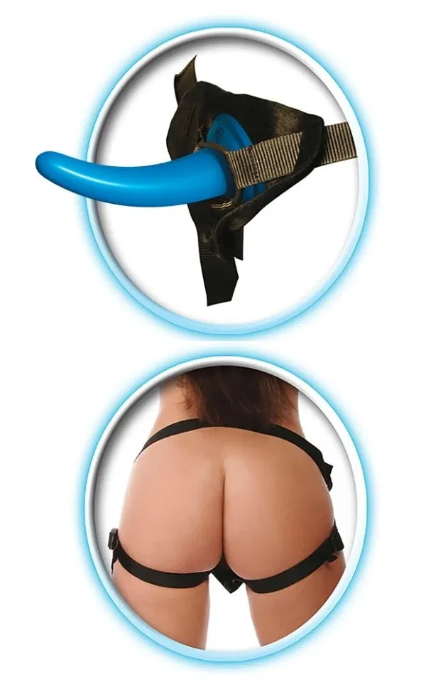 Fetish Fantasy Series - Anfänger Umschnallgurt mit Dildo Blau/Schwarz Fetish Fantasy Series - Anfänger Umschnallgurt mit Dildo Blau/Schwarz