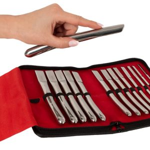 Penisplug 14-teiliges Dilator Set - Edelstahl Dilatoren in Aufbewahrungs-Etui