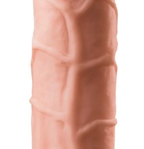 Real Feel Deluxe Naturvibrator - Wasserdicht, Saugfuß, Fanta Flesh