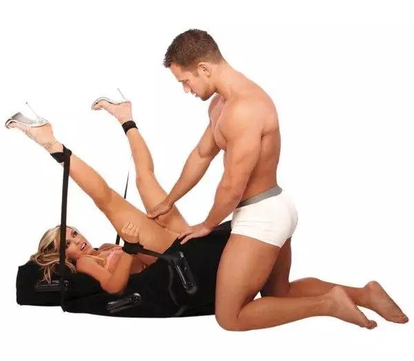 Fetish Fantasy Series Inflatable Position Master - Aufblasbares Liebeskissen mit Haltegriffen