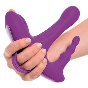 Threesome Vibrator - Dreifache Stimulation, 10 Vibrationsmodi, Fernbedienung