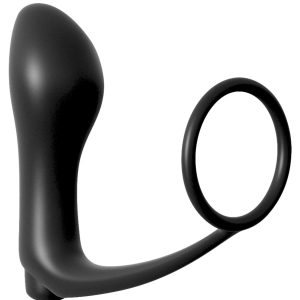 PDX Elite Ass-gasm Vibrating K - 7-teiliges Toy-Set für Männer Schwarz/Hautfarben hell