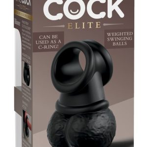 King Cock Elite - Schwingende Hoden für Penis, Dildo oder Vibrator