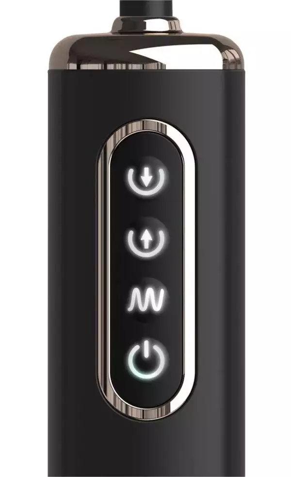 Anal Fantasy Elite - Auto-Throb Inflatable Plug, aufpumpbarer Analvibrator Schwarz