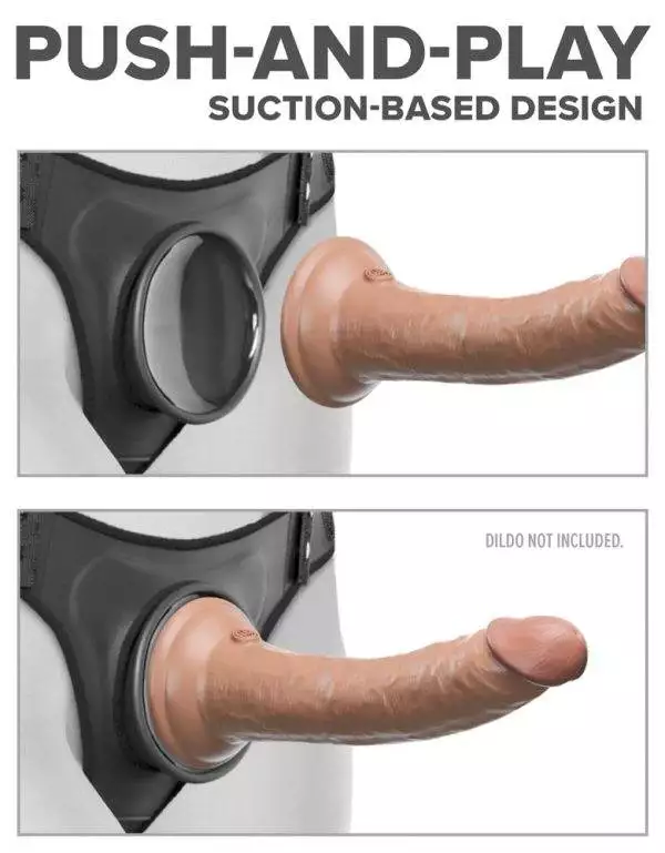 Body Dock Strap-On Suspenders - Komfortabler Umschnallgurt mit Silikon-Andockplatte