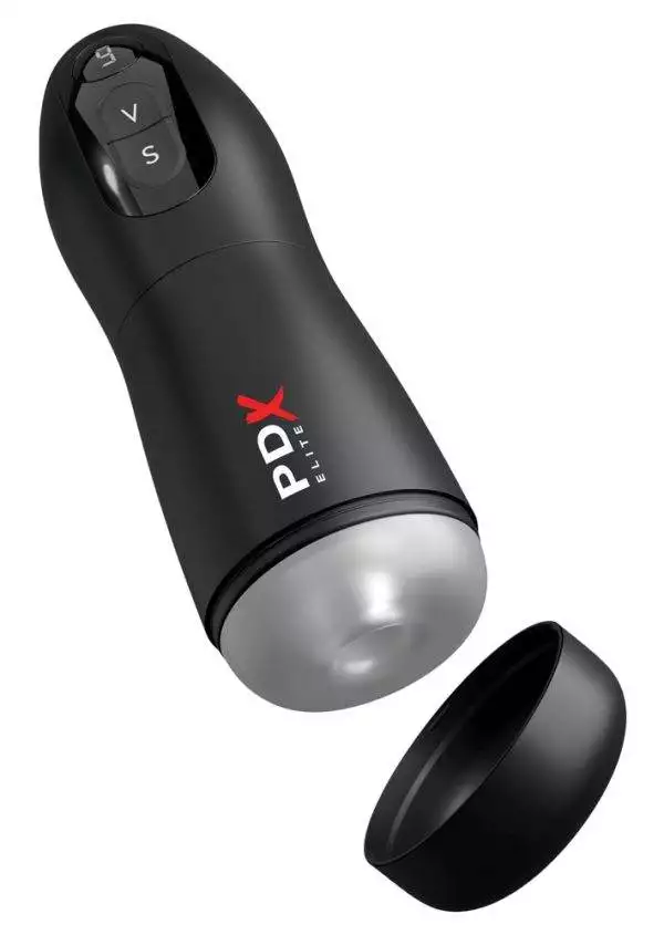 PDX Elite Suck-O-Matic Masturbator - Vollautomatischer Blowjob, USB wiederaufladbar, 7 Vibrations- und 7 Saugmodi