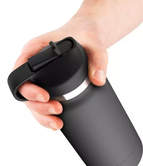 PDX Plus+ Fuck Flask Secret Delight, Masturbator für Unterwegs, Realistische Vagina-Optik, Saugventil, Daumenschlaufe, Fanta Flesh Material