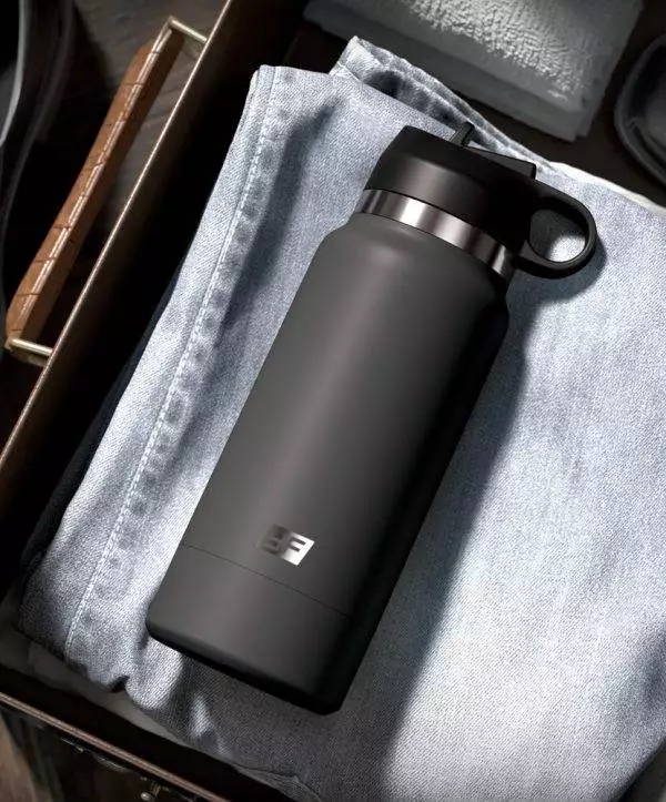 PDX Plus+ Fuck Flask Secret Delight, Masturbator für Unterwegs, Realistische Vagina-Optik, Saugventil, Daumenschlaufe, Fanta Flesh Material