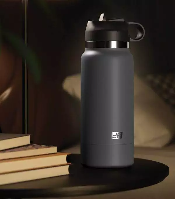 PDX Plus+ Fuck Flask Secret Delight, Masturbator für Unterwegs, Realistische Vagina-Optik, Saugventil, Daumenschlaufe, Fanta Flesh Material