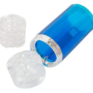 You2Toys Masturbator: Intensive Stimulation mit 10 Vibrationsmodi Weiß/Blau/Transparent